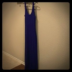 Gorgeous blue textured dress